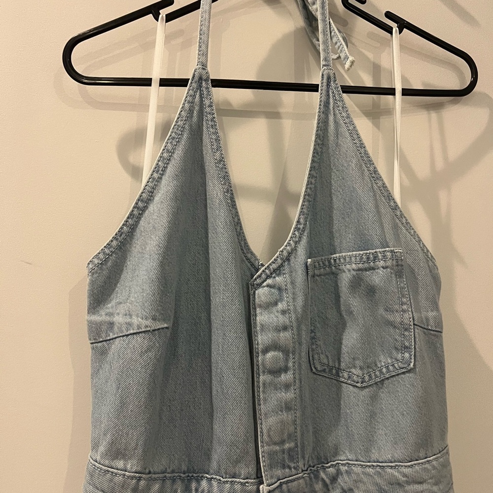 Women’s Halter-neck Jean dress